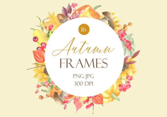 Avoiding Common Mistakes with Watercolor Autumn Floral Frames PNG JPG