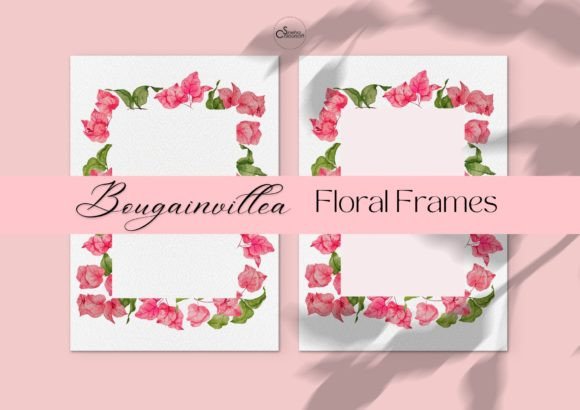 Bougainvillea Floral Frames: A Practical Design Asset for Romantic and Sophisticated Projects