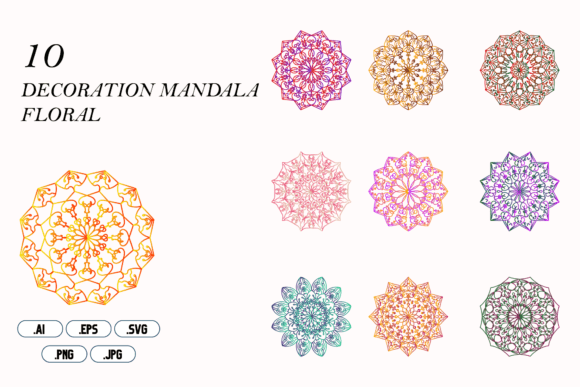 Decoration Mandala Floral: Beautiful Digital Art for Creatives