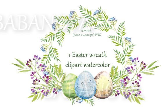 Easter Floral Wreath with Flowers: Avoid These Common Pitfalls When Using Digital Watercolor Illustrations