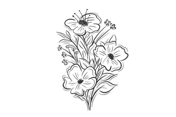 Hand-Drawn Floral Bouquets Collection: Why Vector Florals Are a Creative Essential