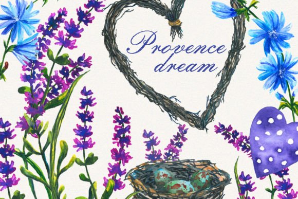 Lavender Clipart: High-Quality Hand-Painted Watercolor Florals for Seamless Creative Workflows