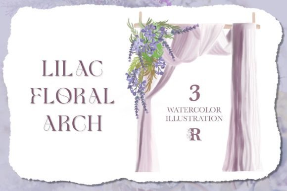 Lilac Floral Arch Designs for Creative Projects