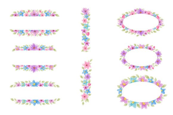 Romantic Floral Frame Watercolor Illustrations and Their Role in Modern Stationery Design
