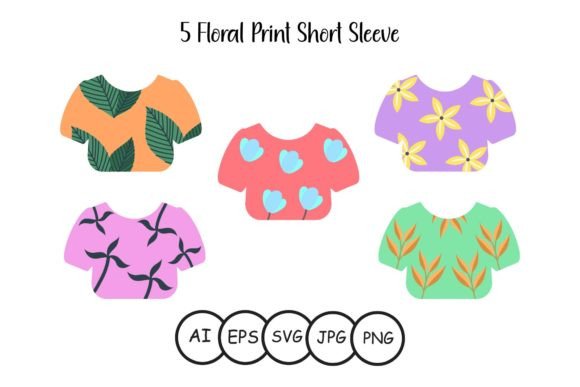 Understanding Floral Print Short Sleeve Design Assets for Creative Projects