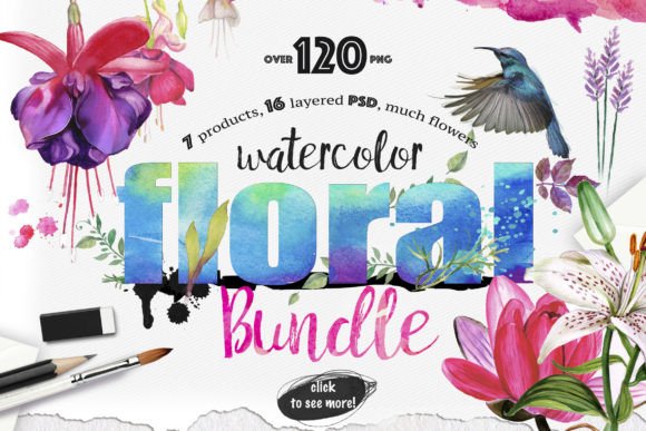 Understanding the 120 Watercolor Floral Bundle and How It Fits into Your Creative Toolbox