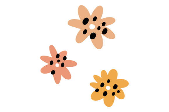 What Makes Cute Bright Flowers Floral Elements a Go-To Choice for Print Design